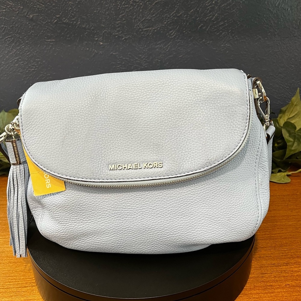 NWT Michael Kors Light Blue Cross Body Bag